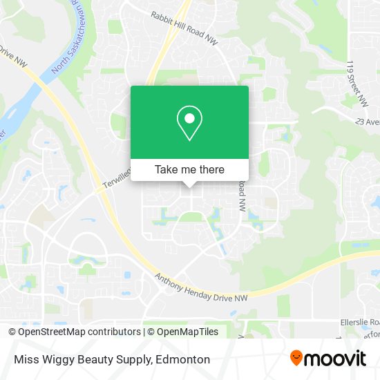 Miss Wiggy Beauty Supply map