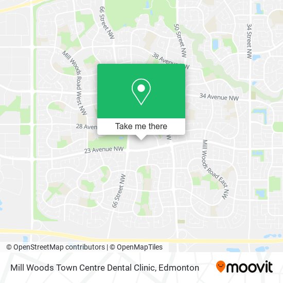 Mill Woods Town Centre Dental Clinic map
