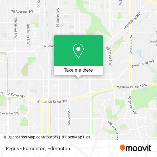 Regus - Edmonton map