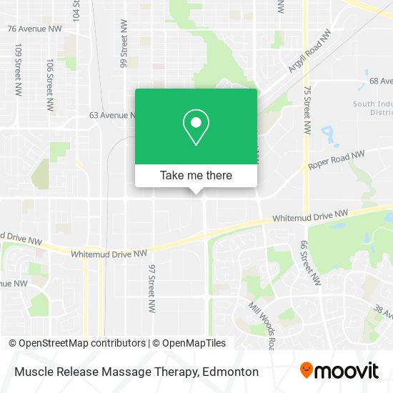 Muscle Release Massage Therapy map