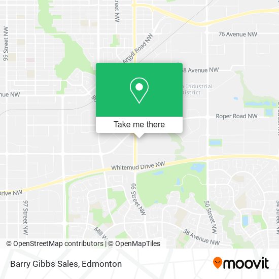 Barry Gibbs Sales map