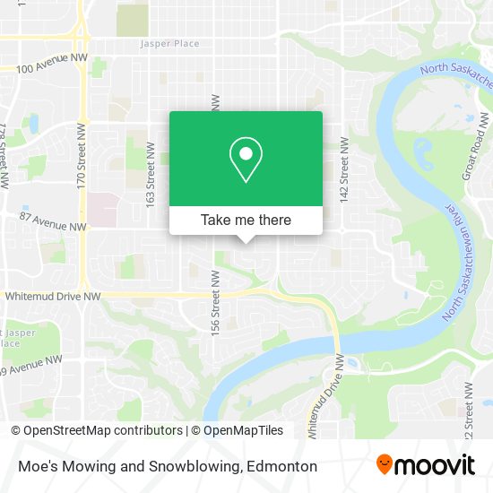 Moe's Mowing and Snowblowing map