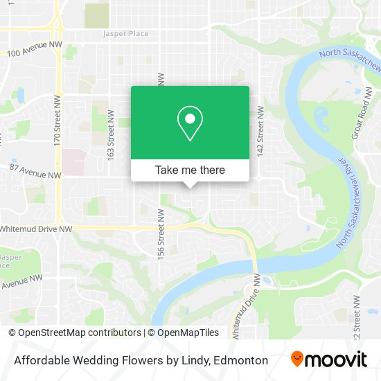 Affordable Wedding Flowers by Lindy map