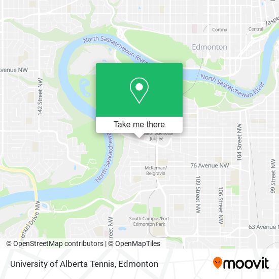 University of Alberta Tennis plan