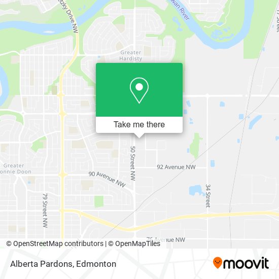 Alberta Pardons map