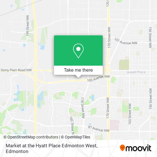 Market at the Hyatt Place Edmonton West plan