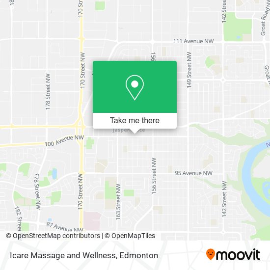 Icare Massage and Wellness map