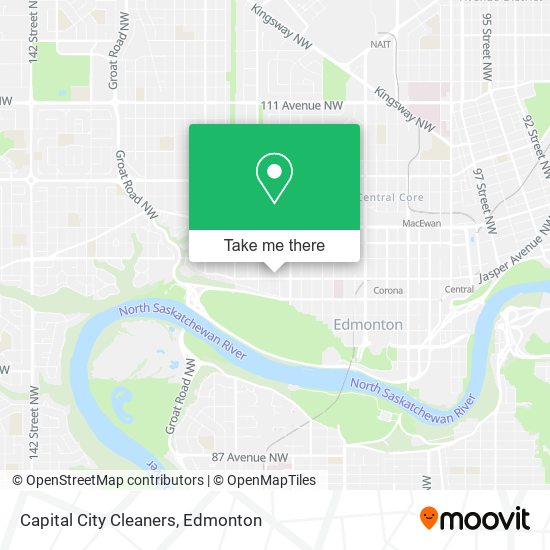 Capital City Cleaners map
