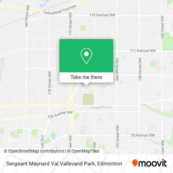 Sergeant Maynard Val Vallevand Park plan