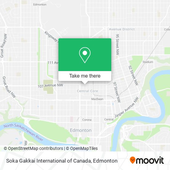 Soka Gakkai International of Canada map