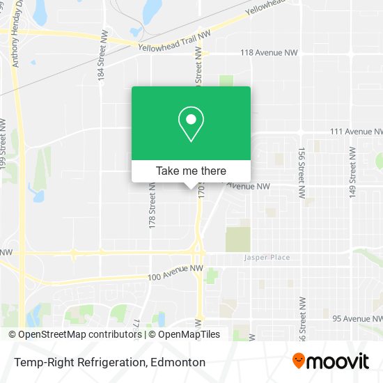 Temp-Right Refrigeration map