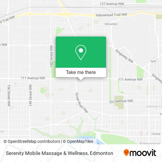 Serenity Mobile Massage & Wellness map