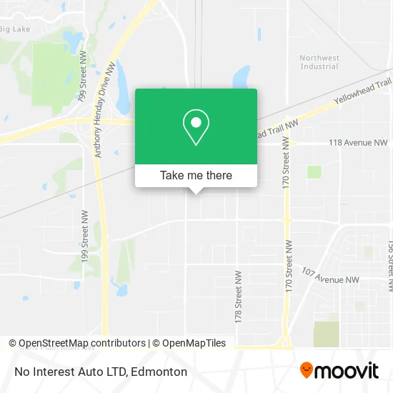No Interest Auto LTD map