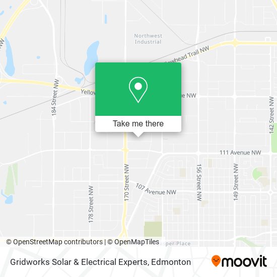 Gridworks Solar & Electrical Experts map