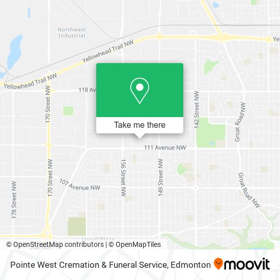 Pointe West Cremation & Funeral Service map