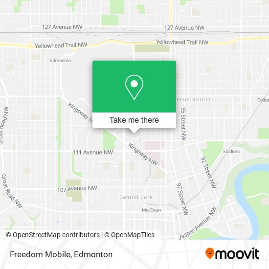 Freedom Mobile map