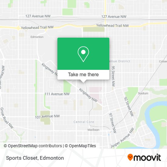 Sports Closet map