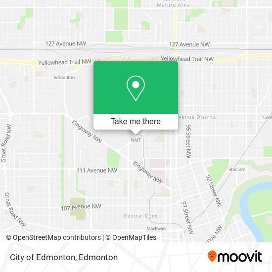 City of Edmonton map