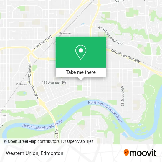 Western Union map