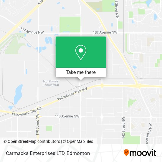 Carmacks Enterprises LTD map