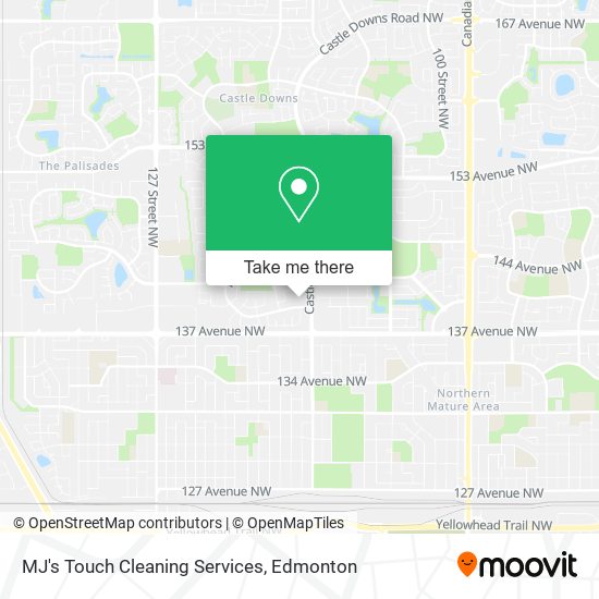 MJ's Touch Cleaning Services map