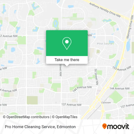 Pro Home Cleaning Service map