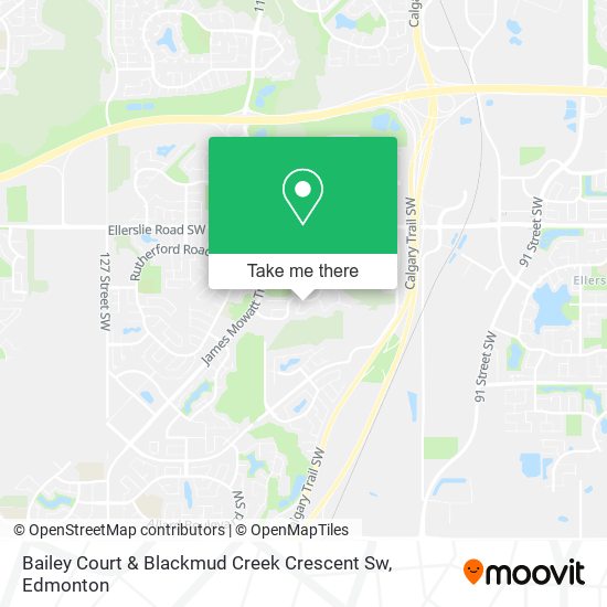 Bailey Court & Blackmud Creek Crescent Sw map
