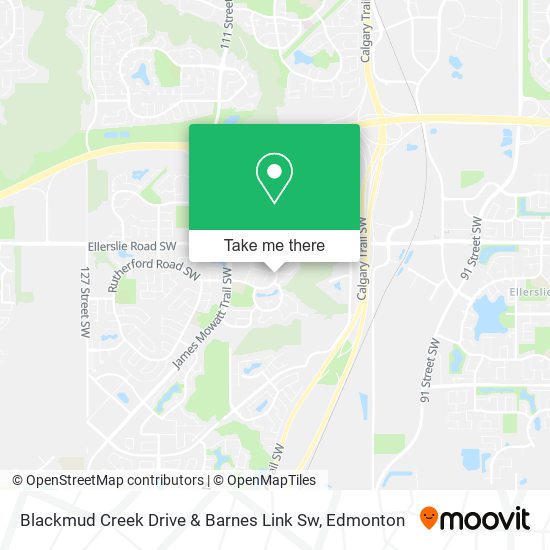 Blackmud Creek Drive & Barnes Link Sw plan