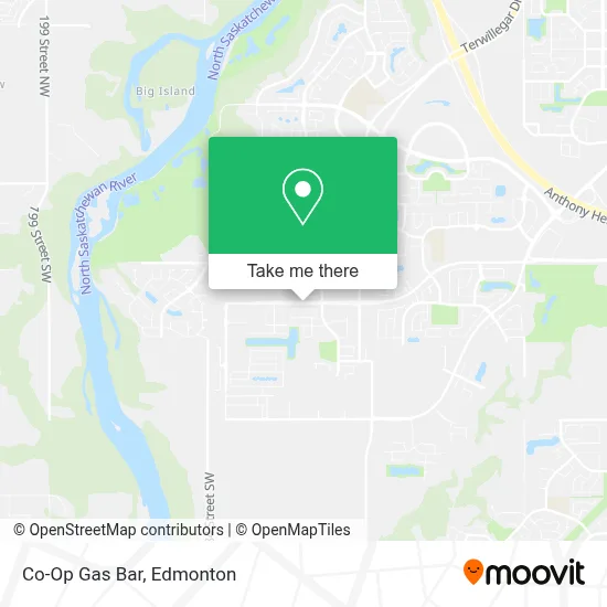 Co-Op Gas Bar map