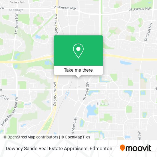 Downey Sande Real Estate Appraisers map