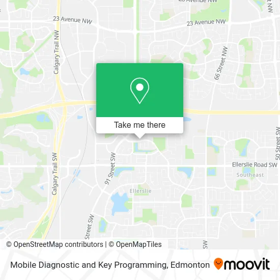Mobile Diagnostic and Key Programming map