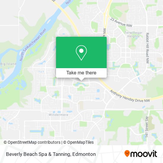 Beverly Beach Spa & Tanning map