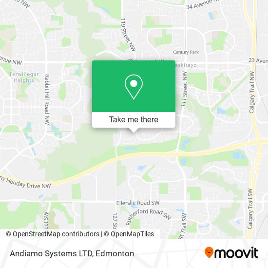Andiamo Systems LTD map