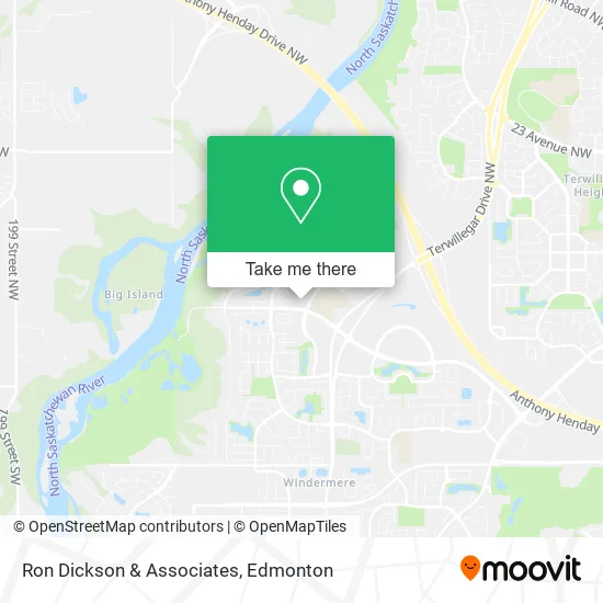 Ron Dickson & Associates map