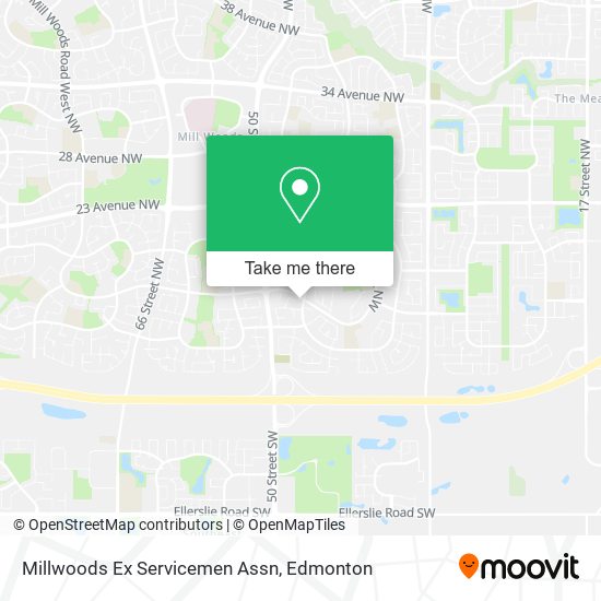 Millwoods Ex Servicemen Assn map