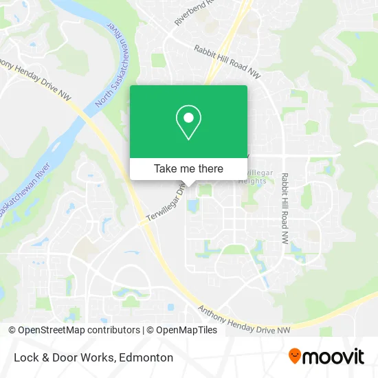 Lock & Door Works map