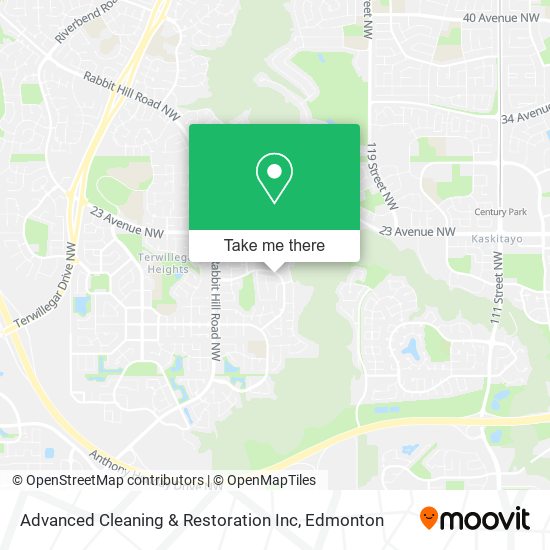 Advanced Cleaning & Restoration Inc map