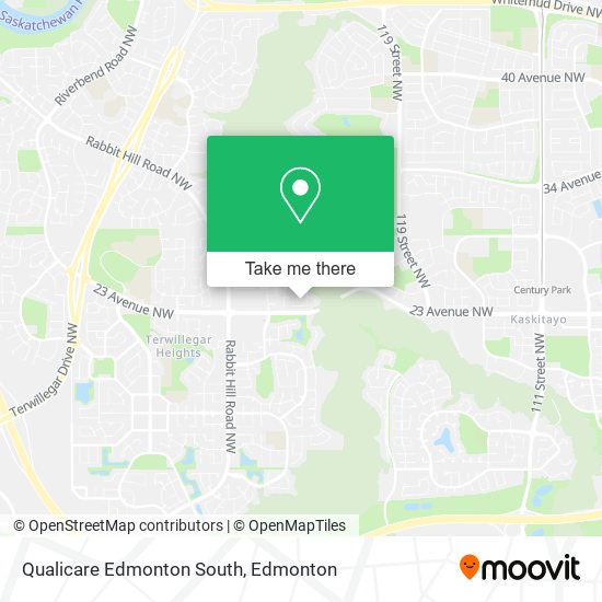 Qualicare Edmonton South map
