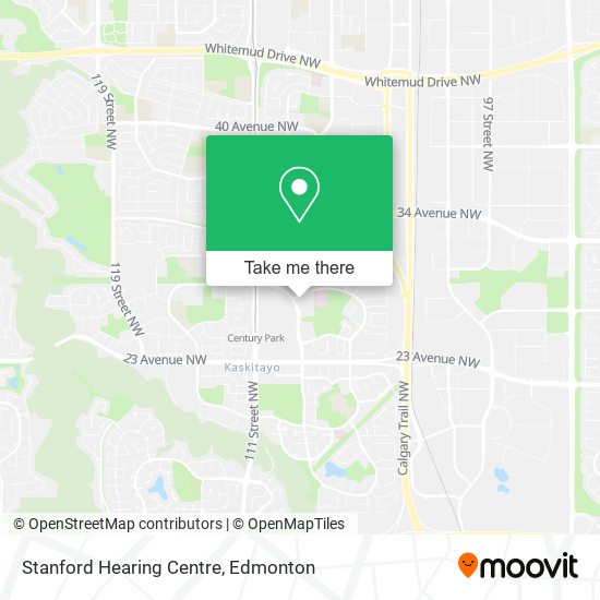 Stanford Hearing Centre map