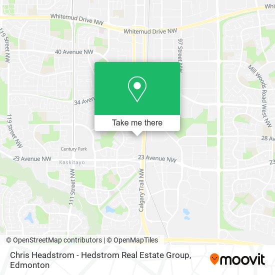 Chris Headstrom - Hedstrom Real Estate Group map