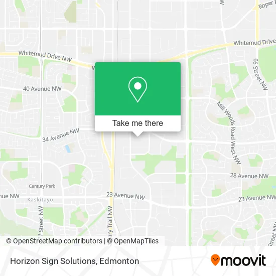Horizon Sign Solutions map