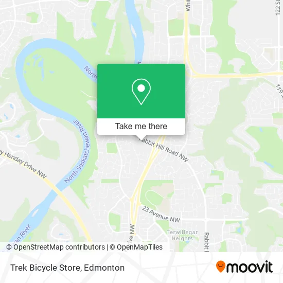 Trek Bicycle Store map