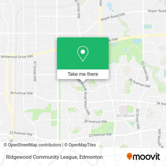 Ridgewood Community League map