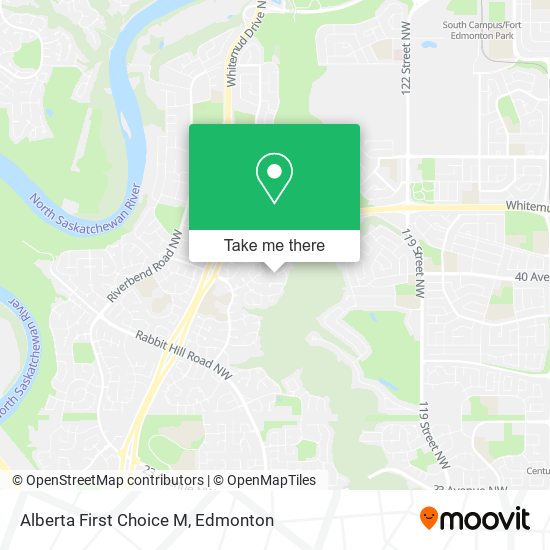 Alberta First Choice M map