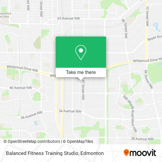 Balanced Fitness Training Studio map