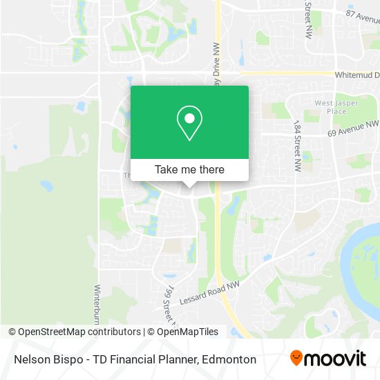 Nelson Bispo - TD Financial Planner map