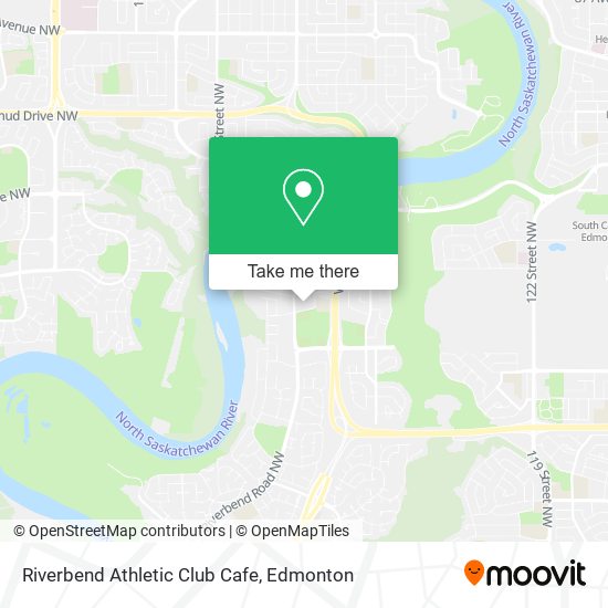 Riverbend Athletic Club Cafe map