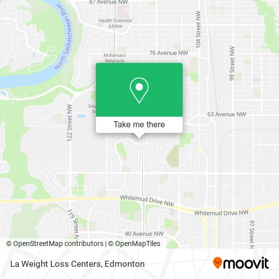 La Weight Loss Centers map