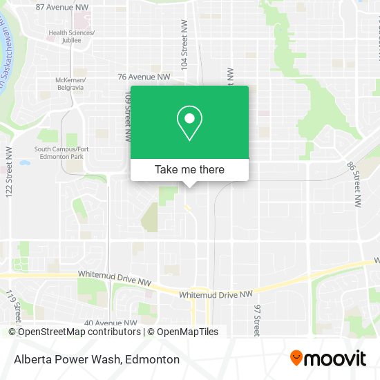 Alberta Power Wash map