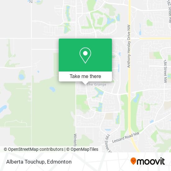 Alberta Touchup plan